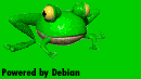 Powered by Debian